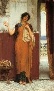 John William Godward Idle Thoughts painting